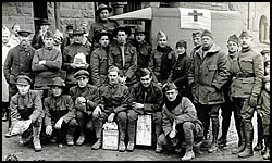 American prisoners returning from Germany