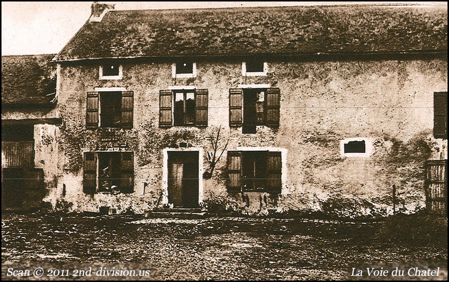 La Voie du Chatel, P. C., Sixth Marines, June 1, 1918.