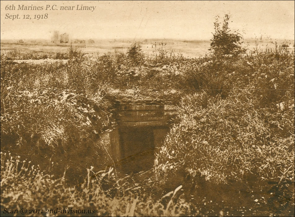 Post of Command of Col. Harry Lee, 6th Regt. of Marines, Sept. 12, 1918.