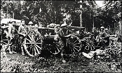 E Battery, 15th FA near St. Mihiel
