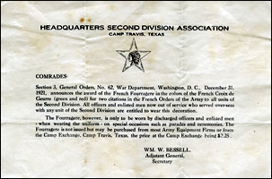2nd Division French Fourragere