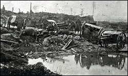 British QF 18 Pounder Field Guns & Caisson