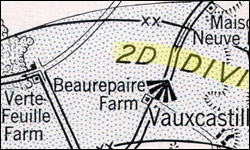 Map of French — American Attack South of Soissons