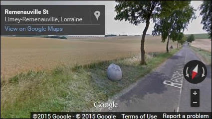 2nd Division boulder near Limey-Remenauville
