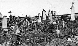 Chateau Thierry - Belleau - Ruins of the cimetary - 1918