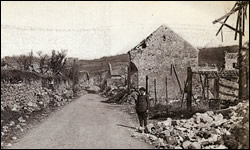 Chateau Thierry - Belleau - Ruins in the main street - 1918