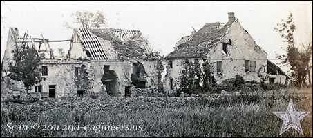 MAISON BLANC, HEADQUARTERS OF THE MARINE BRIGADE, NEAR BELLEAU WOOD