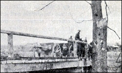 Bridge at Somme Py built by 2d Engrs. October 7, 1918.