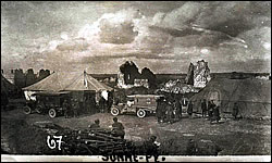 Ambulances at Somme-Py.