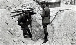 GERMAN PILL BOX IN THE BLANC MONT SECTOR, CHAMPAGNE