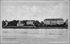 Königliche Kriegsschule Engers a. Rh., Rheinseite