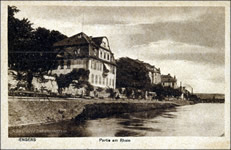 Engers Partie am Rhein Kath. Schwesternhaus (Verlag Max Schuth, Engers a. Rh. 1918)