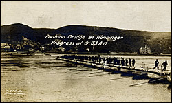 Pontoon Bridge at Honningen, Germany
