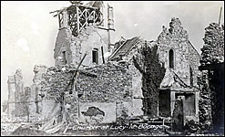 Church at Lucy-le-Bocage, France.
