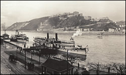 Ehrenbreitstein Fortress on the Rhine, Coblenz, Germany, 1919