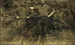 Austin McCallister and Sgt. Davis