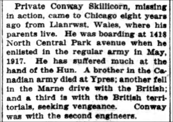 Pvt. Skillicorn, Conway