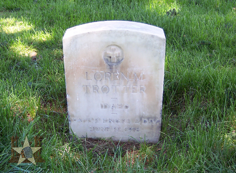 Trotter, Loren M.; Caldwell, Ida.; F; Pvt.; Prepn.; K, Chateau Thierry.