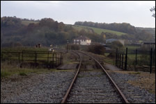 Train tracks at Letanne, France.