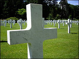 Grave of Lloyd E. Hutcheson from Meridian Idaho.