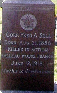 rave of Corporal Fred A. Sell, Company F, 2nd Engineers