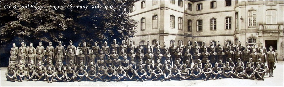 Co. B - 2nd Engrs. - Engers, Germany - July 1919